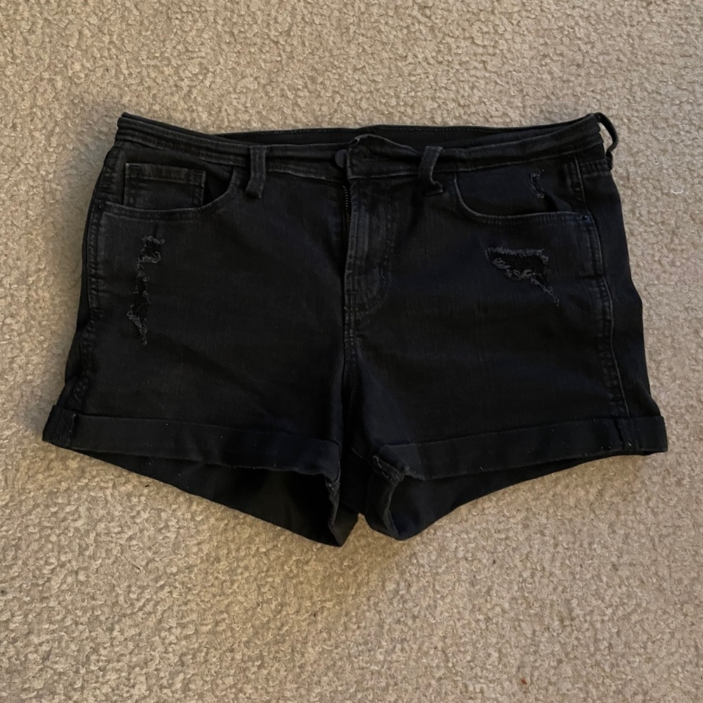 OldNavy black denim shorts